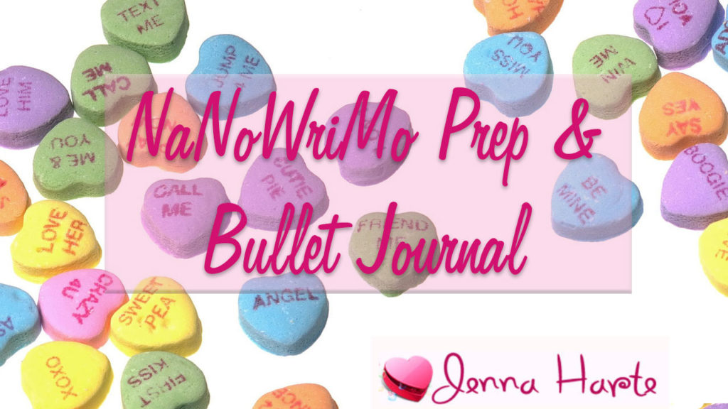 NaNoWriMo October Prep Bullet Journal