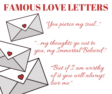 Famous Love Letters: Romantic and Erotic